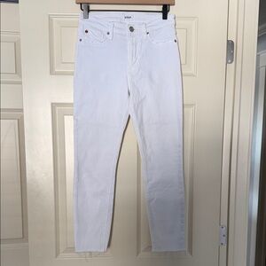 Hudson Jeans Natalie Skinny White Jeans